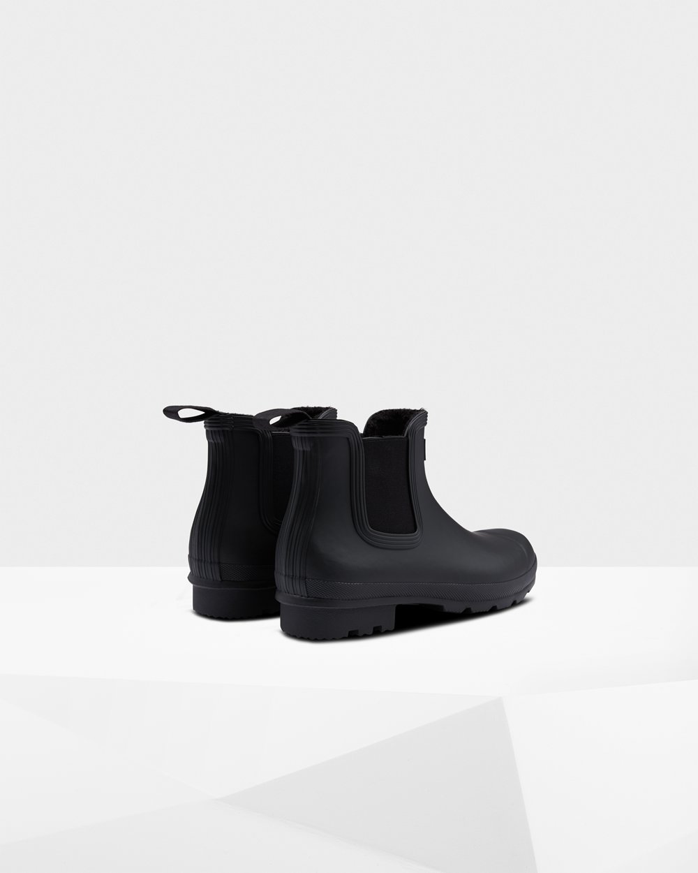 Hunter Original Insulated Chelsea Boots - Shop Online Mens Black - LOSRKE617